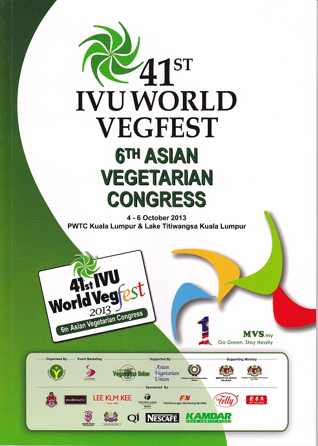 KITAVEG - 2013 - Vegetarian for 41st IVU World Vegfest, 6th Asian Vegetarian Congress